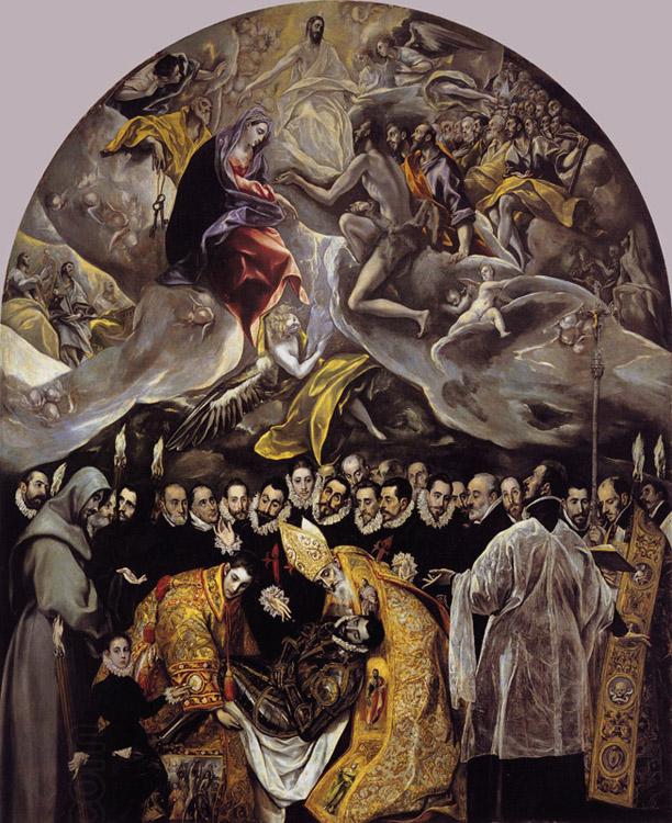 El Greco The Burial of Count Orgaz (mk08) China oil painting art